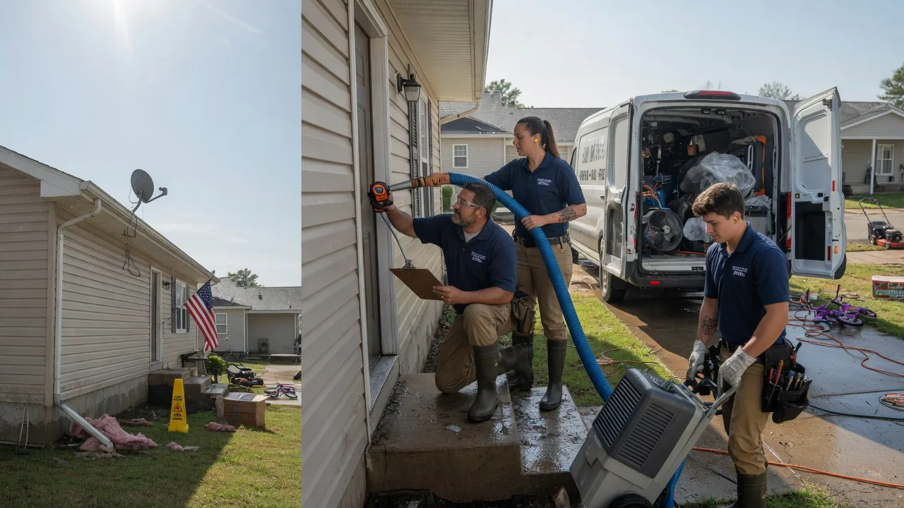 Ceiling Water Damage Restoration in Ridgely, TN near me